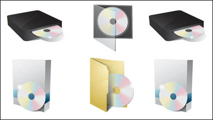 CD-ROM y 02 - vector