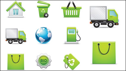 Icono verde 01 - vector