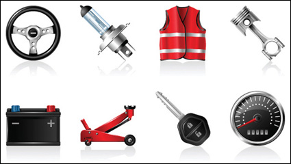 Icono de coches productos perifricos - vector