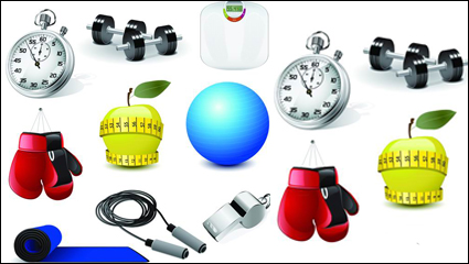 Deportes icono vector material -2