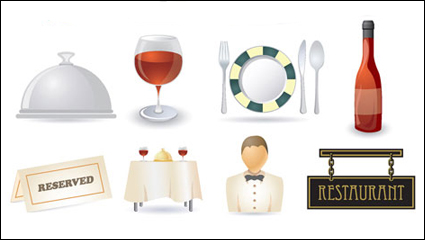 Restaurante de cocina icono de 02 - vector