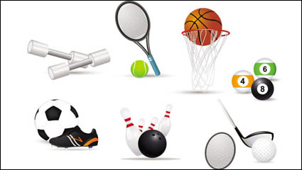 Relacionadas con el Deporte iconos vectoriales -02