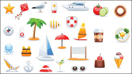 Una variedad de conjuntos de iconos 02 - vector