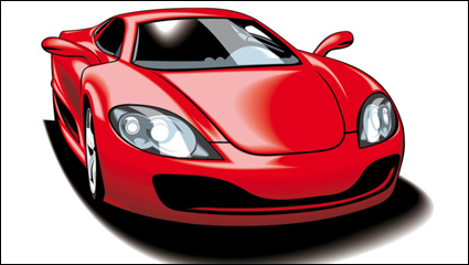 Coche deportivo muy bien 05 - vector de material