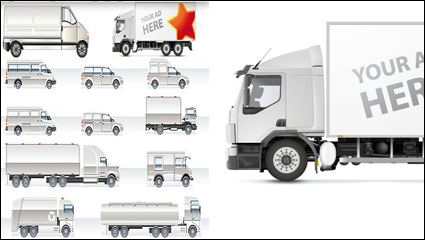 Vector coleccin de material de transporte