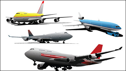 Aviones vector de material