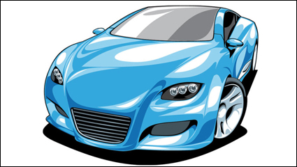Exquisito coche deportivo 01 - Vector