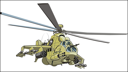 Helicpteros de combate - Doe - Vector
