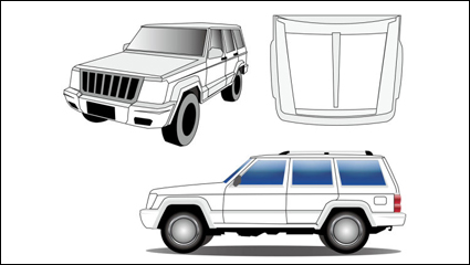 JEEP2500 jeep de material de vectores
