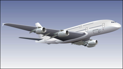 Aviones realista 01 - vector