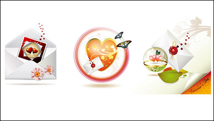 Carta de San Valentn vector material