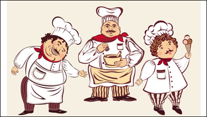 Personajes de dibujos animados de coccin 02 - vector