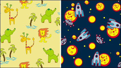 La imagen de dibujos animados de los antecedentes - vector
