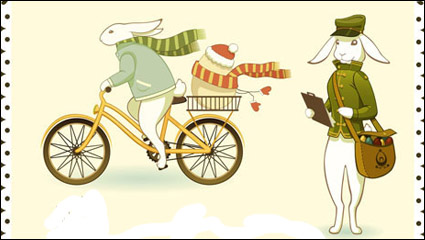 Lindo del huevo de Pascua de vectores -1
