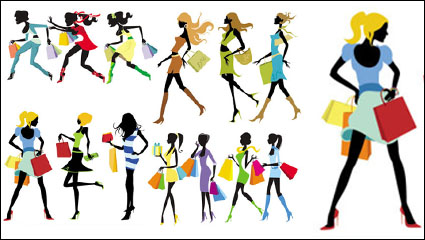 Moda Chica vectorial