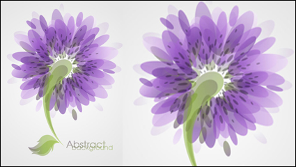 Moda flores vector material -3