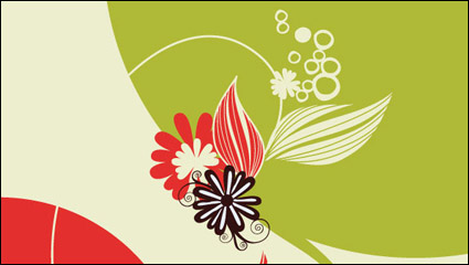 Bellas flores vector material -5