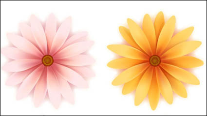 Hermosas flores pequeñas -3 vector material