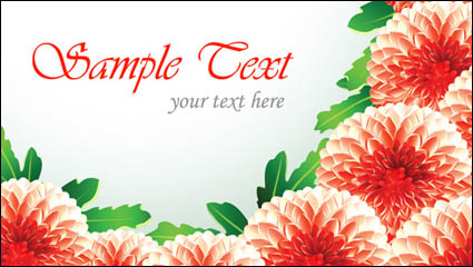 Hermosa flores vector material