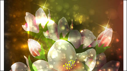 Sinfnica de flores -3 vector de material