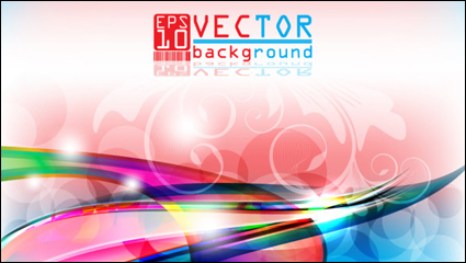 Gorgeous tridimensional de fondo 05 - vector de material