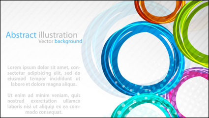 Moda crculo 01 - vector de material