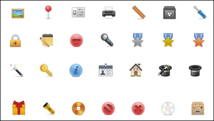 Prcticos iconos vector web