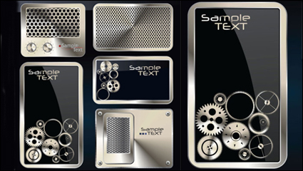 Icono del metal refinado 02 - material de vectores