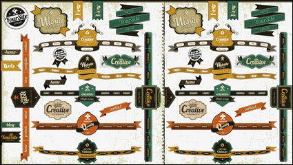 Sofisticado icono de navegacin de 02 - vector
