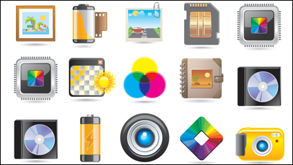 Bonitos iconos vectoriales