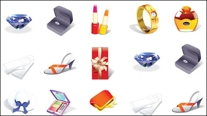Iconos decorativos - vector