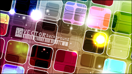 Fondo del cuadro Gorgeous 01 - vector de material