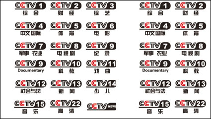 Estacin de CCTV logo vector material
