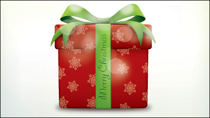 Caja regalo de Navidad iconos - vector material