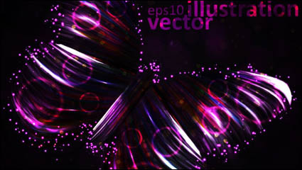 Mariposa colorida 01 - vector