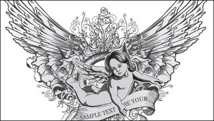 La tendencia de la camiseta 20 - vector de material