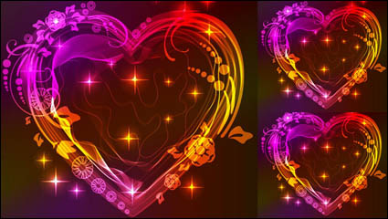 Valentine hermosa luz 05 - Vector