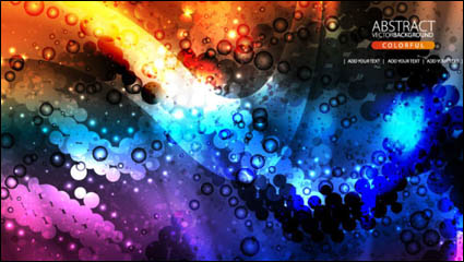 El color brillante de flujo dinmico 03 - Vector
