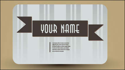 Tarjeta de retro 04 - vector de material