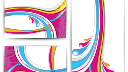 Pintura de flujo dinmico - material de vectores