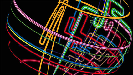 La lnea comercial flujo dinmico 04 - vector de material