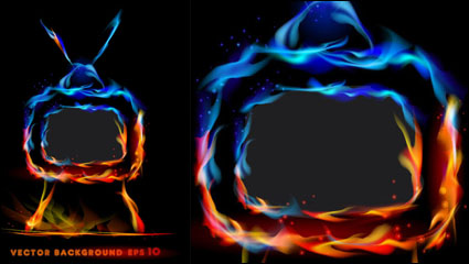 Efectos de llama 02 - vector de material