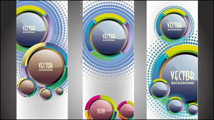 Tendencia marcador tarjeta de 05 - vector de material