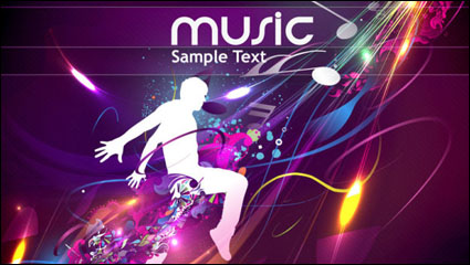 Brillante fondo dinmico 01 - vector de material
