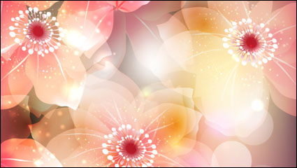 Las maravillosas flores ilustrador 02 - vector de material