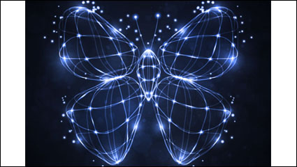 Colorful Butterfly 02 - vector de material