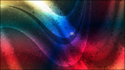 El color brillante de flujo dinmico 01 - Vector