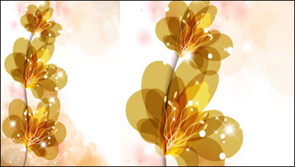 Coloridas flores 02 - vector de material
