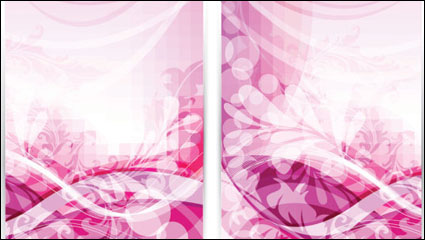 Tarjeta de patrn Gorgeous - vector de material