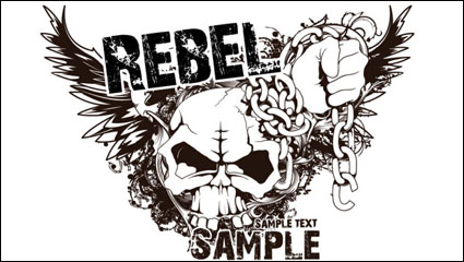 La tendencia de la camiseta 15 - vector de material
